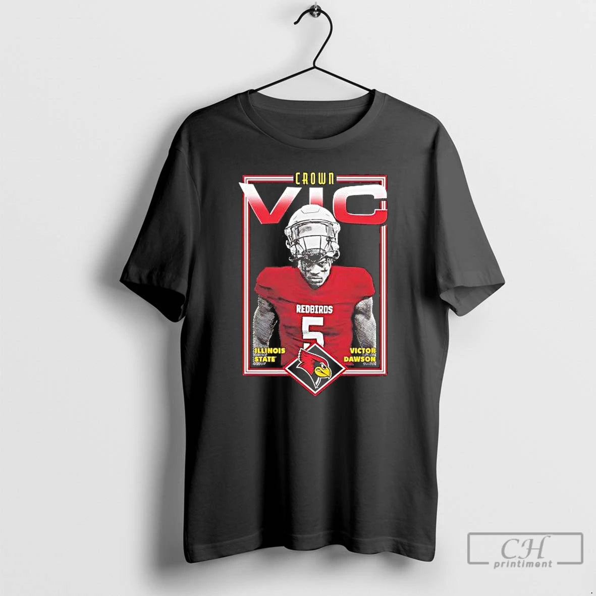 Classic Victor Dawson Crown Vic Illinois State Redbirds T-Shirts, Hoodie, Sweatshirt | PureTeeCo.com