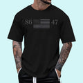 Classic Vintage 80s Style 86 47 Anti Trump 8647 Unisex T-Shirt, Cotton 100%, Top Trending Fashion Menswear Comfy...