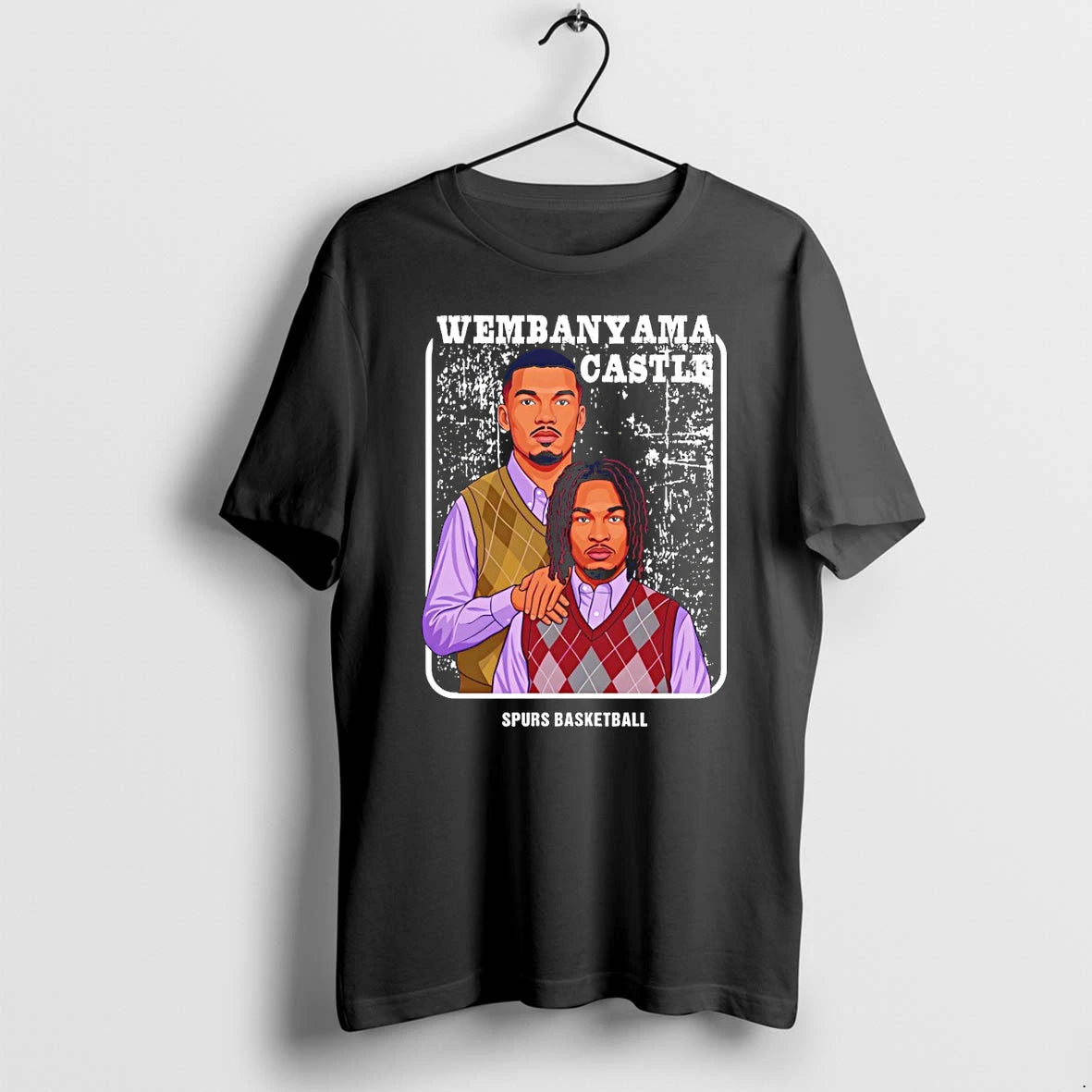 Classic Wembanyama And Castle Step Brothers San Antonio Spurs Basketball Vintage Nba 2026 Shirts Sweater
