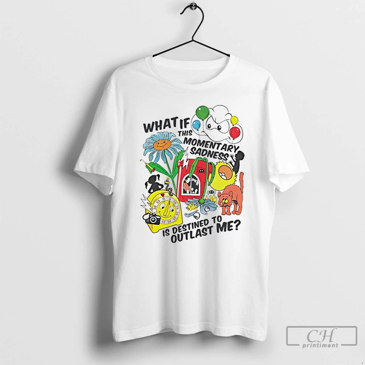 Classic What If This Momentary Sadness Is Destined To Outlast Me T-Shirts, Hoodie, Sweatshirt | PureTeeCo.com