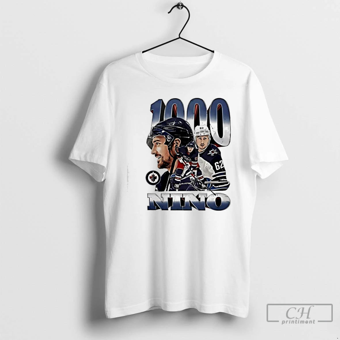 Classic Winnipeg Jets 1000 The Nino 1990 T-Shirts, Hoodie, Sweatshirt | PureTeeCo.com