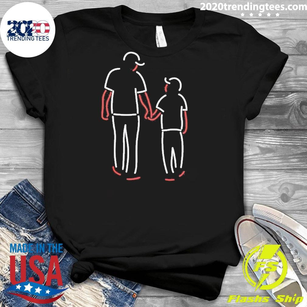Cleveland Baseball Father Son Neon Shirt