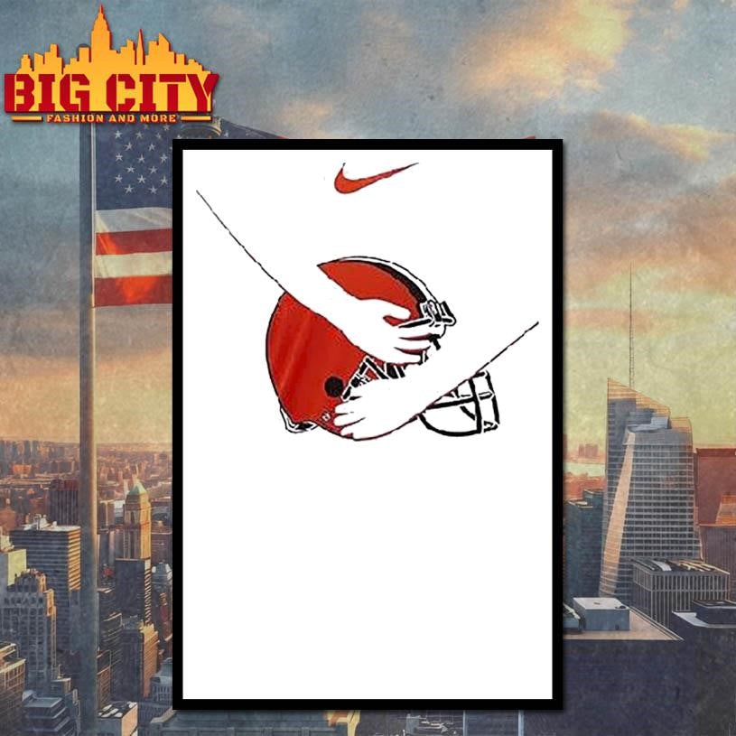 Cleveland Browns X National Hugging Day Wants A Hug Logo Shirt