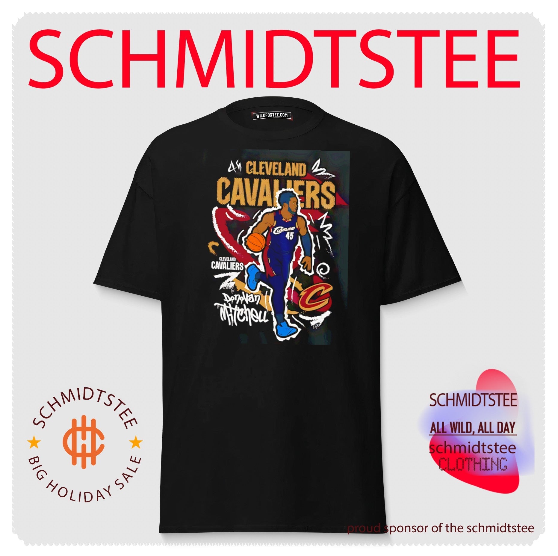 Cleveland Cavaliers Donovan Mitchell comic style shirt