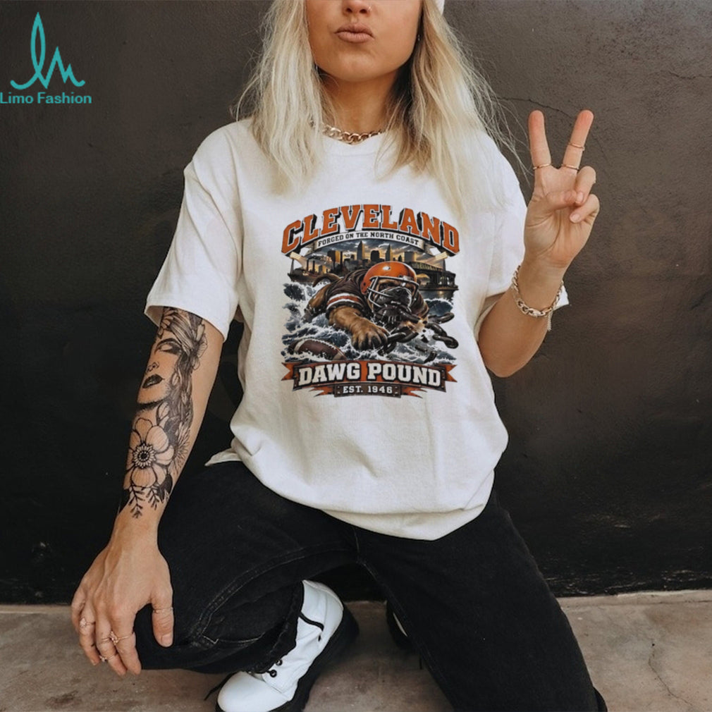 Cleveland Dawg Pound est 1946 illustration shirt