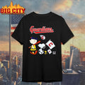 Cleveland Guardians Toddler Peanuts Flag shirt