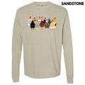 Clucking Christmas Long Sleeve Comfort Colors T-Shirt 'NLB' Hoodie, Sweatshirt | PureTeeCo.com