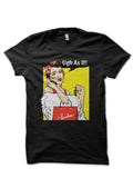 As If Rosie Black T-Shirt Hoodie, Sweatshirt | PureTeeCo.com