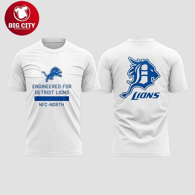 Coach Campbell Engineered For Detroit Lions Tưo Sided Shirt