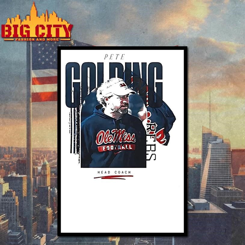 Coach Pete Golding Of Ole Miss Football Shirt
