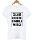 Cocaine Business Controls America T-shirt Hoodie, Sweatshirt | PureTeeCo.com