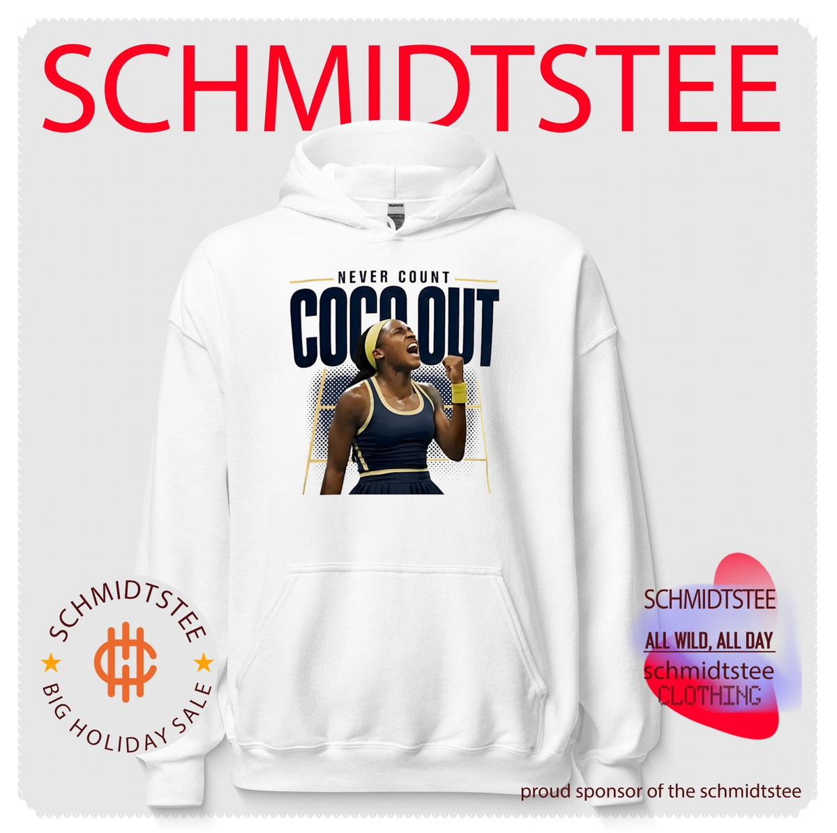 Coco Gauff Never Count Coco Out Tennis WTA 2026 shirt