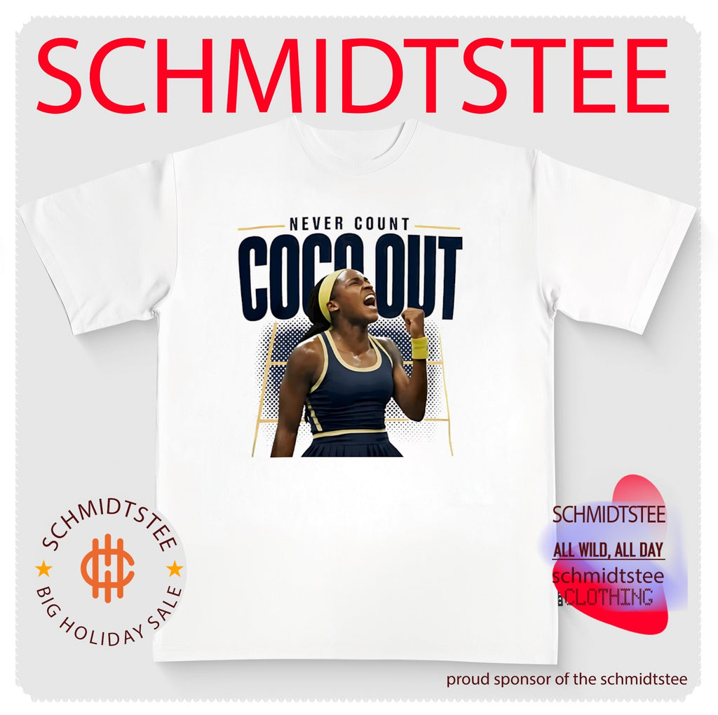 Coco Gauff Never Count Coco Out Tennis WTA 2026 shirt