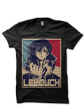 Code Geass Lelouch Black T-Shirt Style003 Hoodie, Sweatshirt | PureTeeCo.com