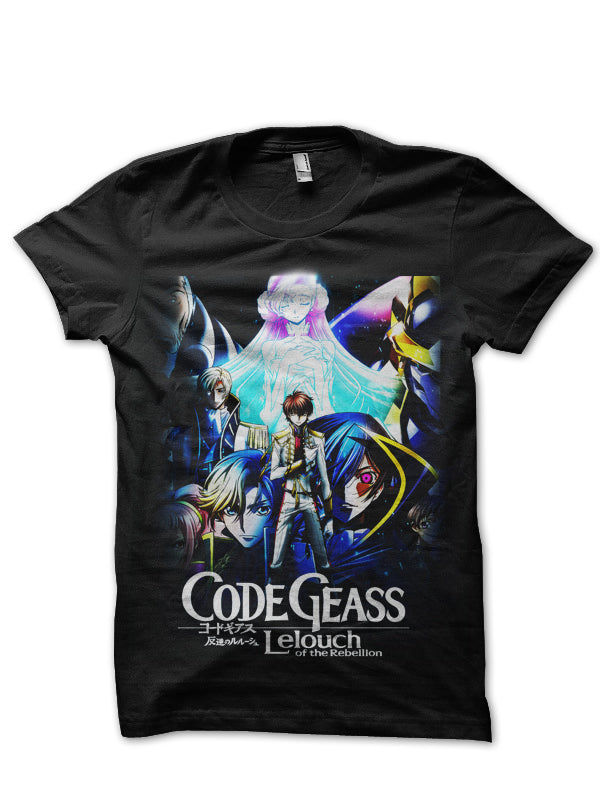 Code Geass Lelouch Black T-Shirt Style001 Hoodie, Sweatshirt | PureTeeCo.com