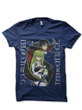 Code Geass Lelouch Navy Blue T-Shirt Hoodie, Sweatshirt | PureTeeCo.com