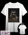 Coffee Raccoon smoking shirt