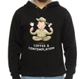 Coffee & Contemplation Black Hoodie T-Shirts, Sweatshirt | PureTeeCo.com