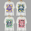 College All Teams NCAA Flower Mascot Custom T-shirt, Casual Cotton Unisex T-shirt, All Teams for Fan, Alabama, Clemson,...