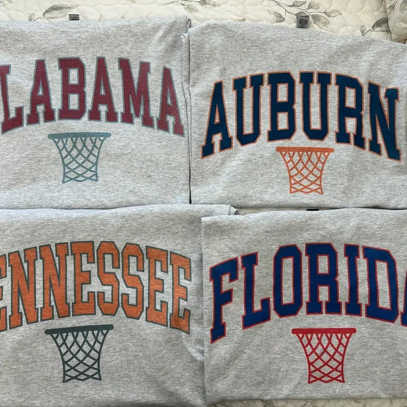 College Basketball Varsity T-Shirt College Basketball Sweatshirt Hoodie | PureTeeCo.com