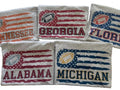 College Football Flag T Shirt Comfortable T Shirt Unisex Fit Hoodie, Sweatshirt | PureTeeCo.com