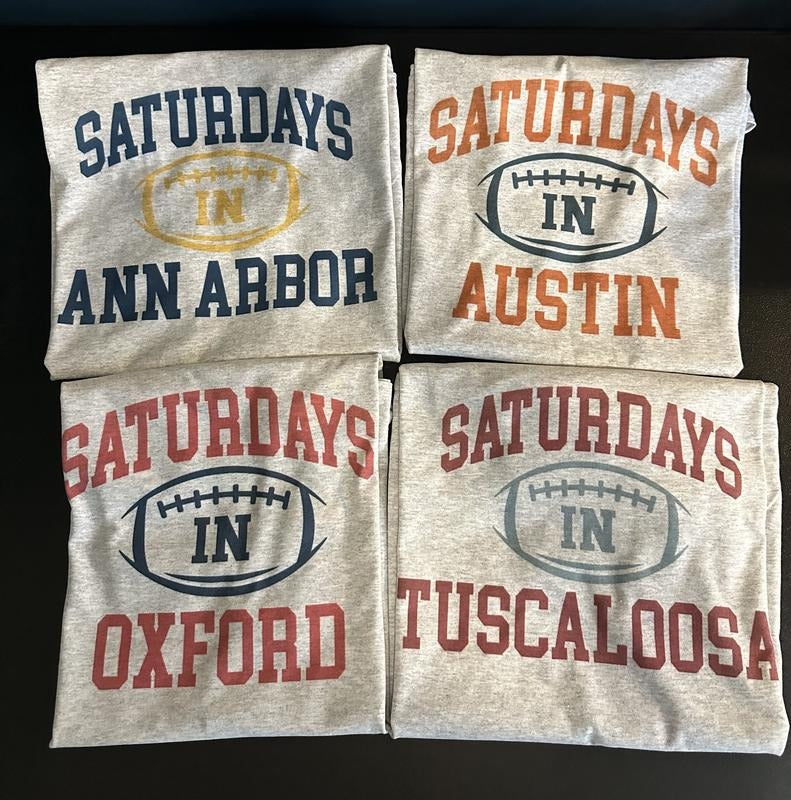 College Football Saturdays In Your City T-Shirt Hoodie, Sweatshirt | PureTeeCo.com
