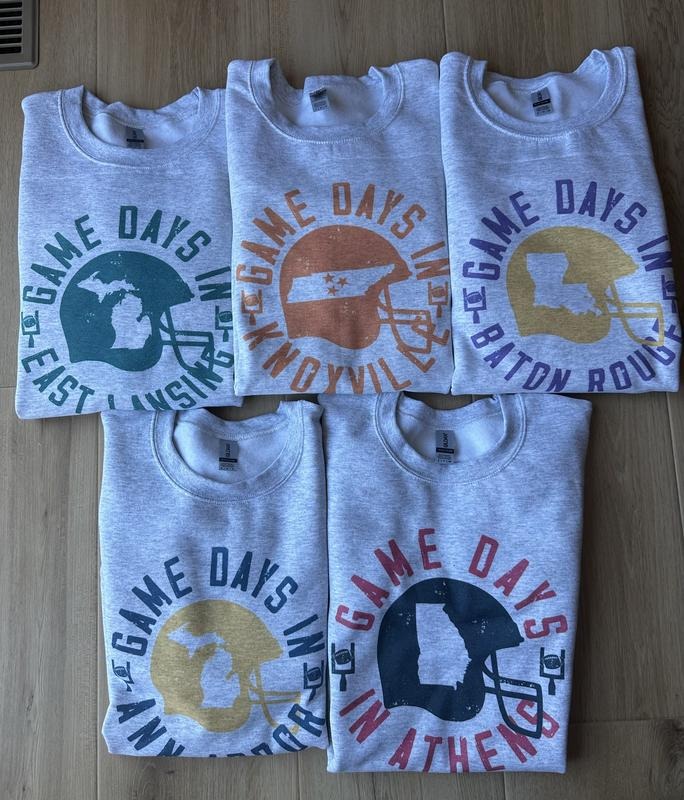 College Game Day Sweatshirtsstyle{n002}2 T-Shirts, Hoodie, Sweatshirt | PureTeeCo.com