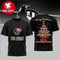 Collingwood Magpies Merry Christmas Player Two Sided Shirt