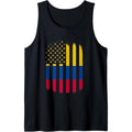 Colombia and America Flag - Colombian American Flag Tank Top made in USA T-Shirts, Hoodie, Sweatshirt | PureTeeCo.com