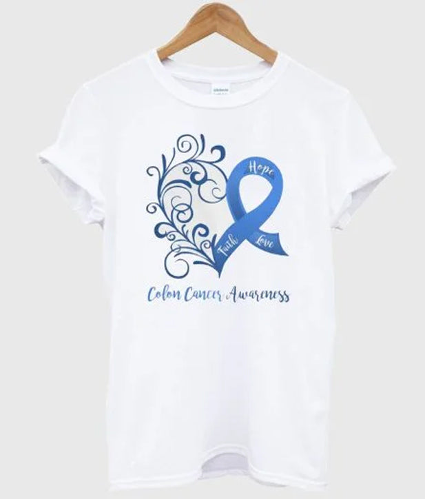 Colon Cancer Awareness T-Shirt Hoodie, Sweatshirt | PureTeeCo.com