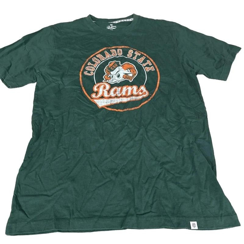 Colorado State Rams Men's Logo T Shirt, Unisex T-shirt Sweatshirt Hoodie Cotton Top | PureTeeCo.com