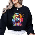 Colorful Duck Sweatshirt Trendy Hunting graphic Unisex Hoodie T-shirt Cotton Womenswear Printed Day Love | PureTeeCo.com