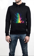 Colorful Sky Black Hoodie T-Shirts, Sweatshirt | PureTeeCo.com