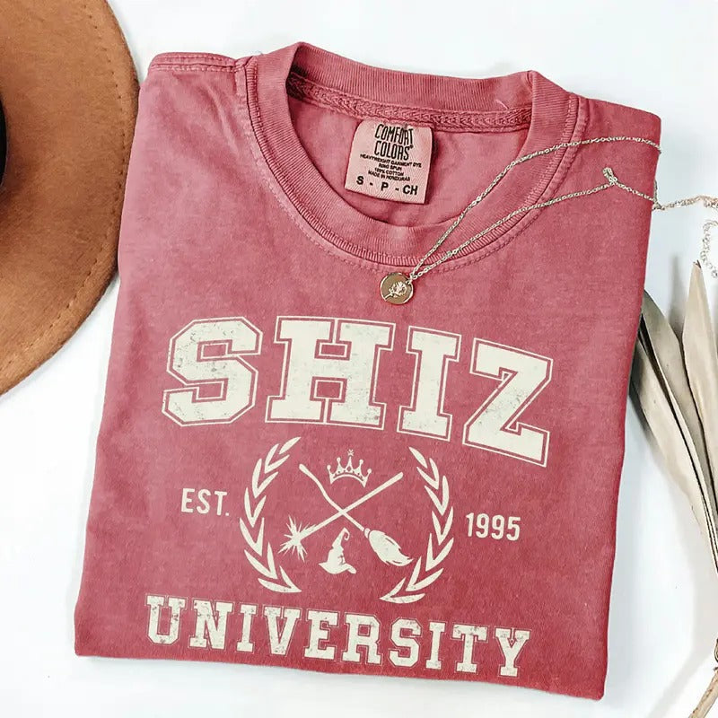 Comfort Color Shiz University Shirt, Movie Lover Gift, Shiz T-Shirt, Movie Lover Shirt, Musical Movie T-Shirtstyle{n002}3...