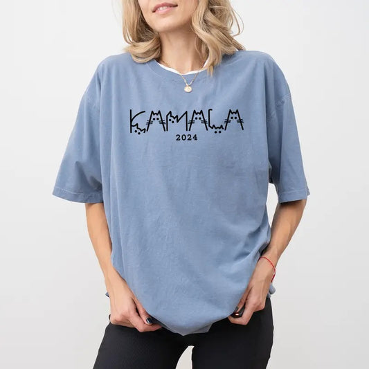 Comfort Colors 2024 Cat Shirt, Women Power Graphic Tee, Support Women Unhinged Shirt, Women's Rights Shirt, Equal Rights Tee, Cat Ladies Shirt, Cat Lover Tee, Women's Top, Womenswear, Cotton Comfy Fabric Relaxed Fit Style