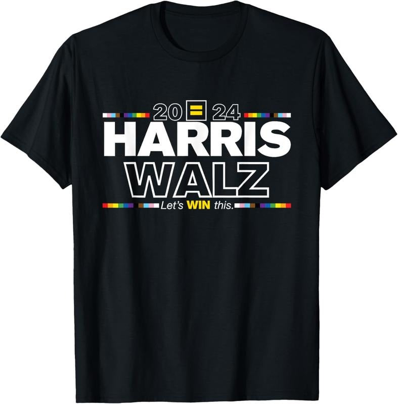 Comfort Colors 2024 Harris Waiz Let's Win This Election President 2024 T-Shirt Hoodie, Sweatshirt | PureTeeCo.com