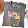 Comfort Colors Boho Floral Shirt, Abstract Wildflower Shirt, Women's Spring Shirt, Gift for Women, Nature T-Shirt, Unisex...