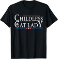 Comfort Colors Childless Cat Lady Funny Political Voting Election 2024 USA T-Shirt Hoodie, Sweatshirt | PureTeeCo.com