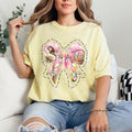Comfort Colors Coquette Easter Shirt He Is Risen Shirt Jesus Easter Gift Happy Easter T-Shirt For Women Outfit Hoodie,...