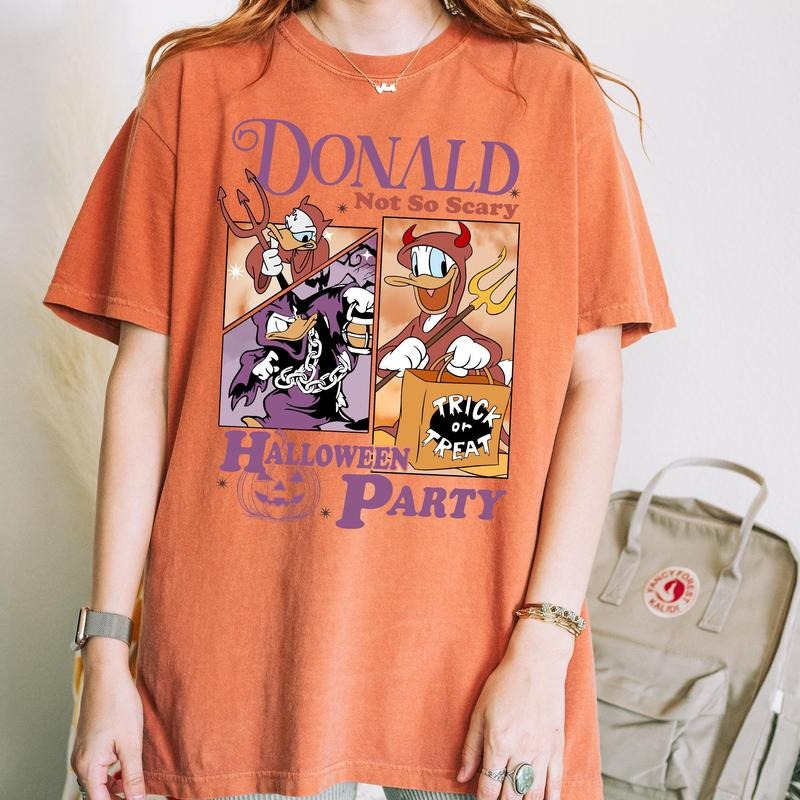 Comfort Colors Do.nald Halloween Party Shirt, Donald Halloween Shirt, Halloween Women's Shirt, Spooky Season Shirt...