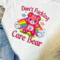 Comfort Colors Don't Care Bear Graphic Tee Hoodie, Sweatshirt | PureTeeCo.com