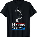 Comfort Colors Harris Waltz 2024 Election Funny Cat Kamala Harris Tim Walz T-Shirt Hoodie, Sweatshirt | PureTeeCo.com