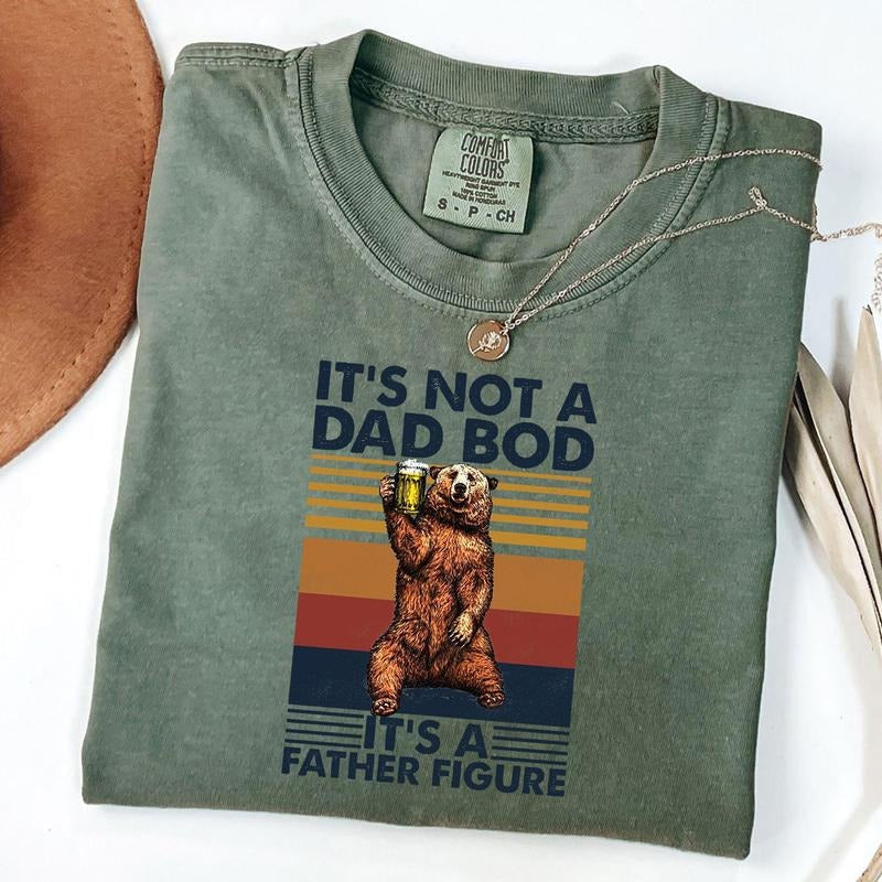 Comfort Colors It's Not A Dad Bod It's A Father Figure Shirt, Father's Day Shirt, Father's Day Gift, Funny Father's Day...