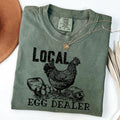 Comfort Colors Local Egg Dealer T-Shirt, Christian Easter Shirt, Retro Chicken Shirt, Farm Tee, Christian Gifts, Farmer...