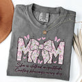 Comfort Colors Mom She is Clothed in Gratitude Shirt, Floral Mom Shirt, Mom Coquette T-Shirt, Mother's Day Gift, Unisex...