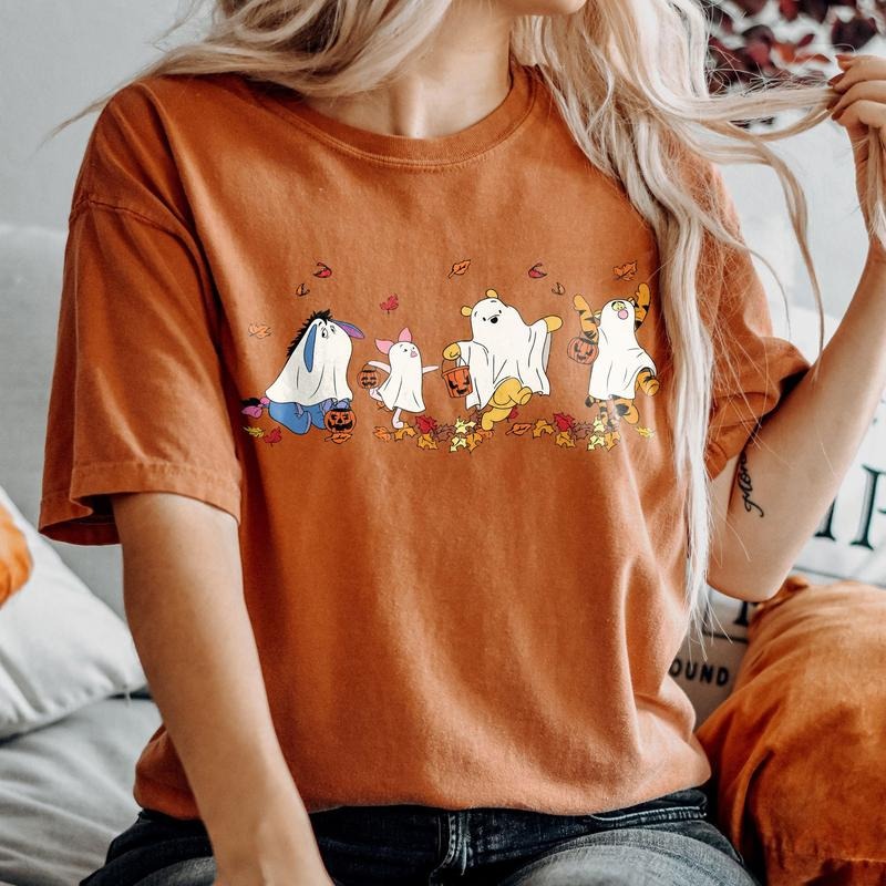 Comfort Colors Po.oh Ghost Halloween Shirt, Spooky Season Shirt, Cute Fall Shirt, Halloween Women's Shirt Hoodie, Sweatshirt