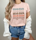 Comfort Colors Retro Mama Shirt, Leopard Mama Shirt, Motherhood Shirt, Cute Mom Shirt,Mothers Day Gift, Mama T-shirt,Mom...