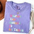 Comfort Colors Sped Teacher Shirt, Helping Tiny Humans Do Big Things Shirt, Special Education Teacher T-Shirt Hoodie,...