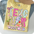 Comfort Colors Teacher Off Duty T-Shirt, Teacher Mode Off Shirt, Last Day Of School T-Shirt, Teacher Summer Shirt, Peace...