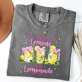 Comfort Colors When Life Gives You Lemons Make Lemonade Tee, Retro Fancy Lemon Shirt, Coquette Bow Summer Vibes T-Shirt,...